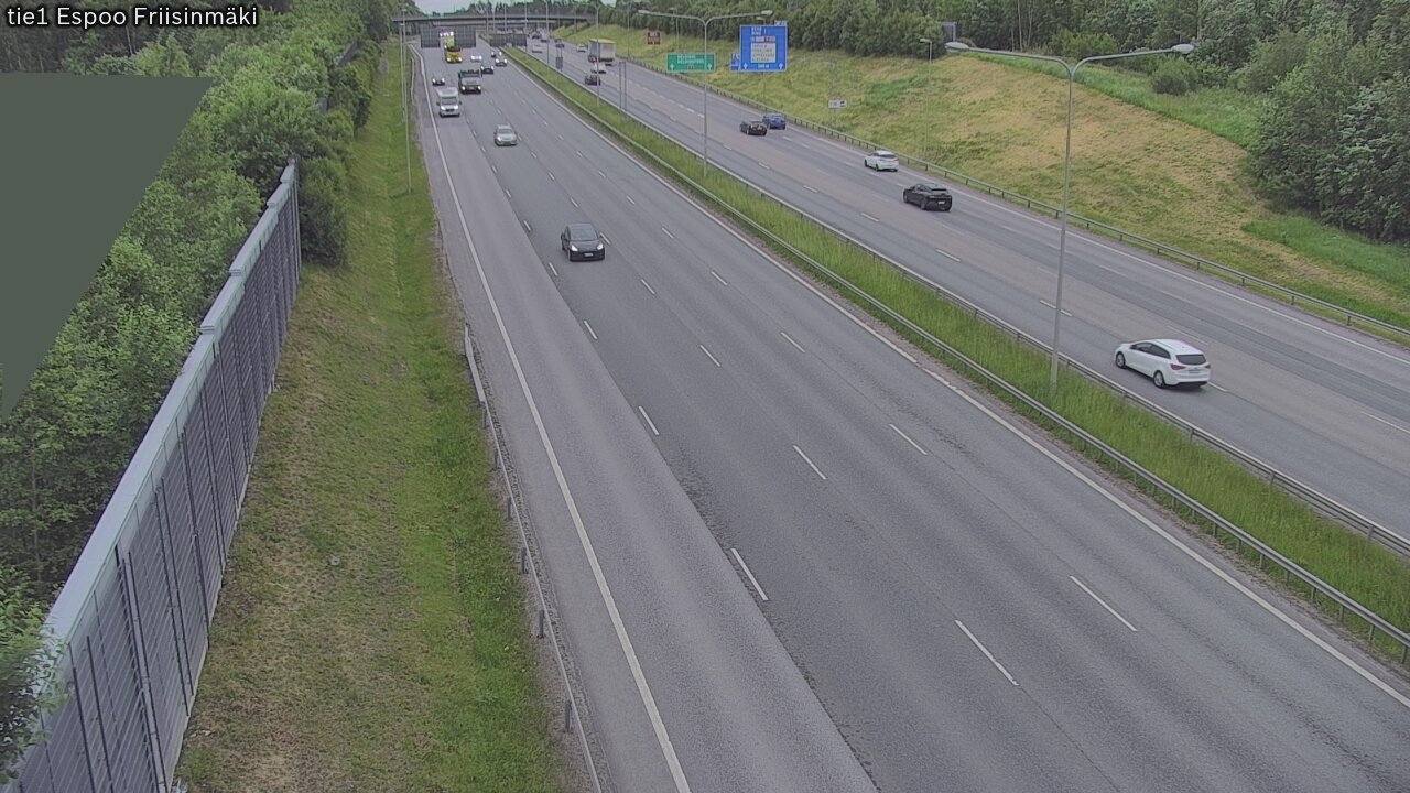 Weather Camera Image Road 1 Espoo, Friisinmäki, Espoo, Uusimaa
