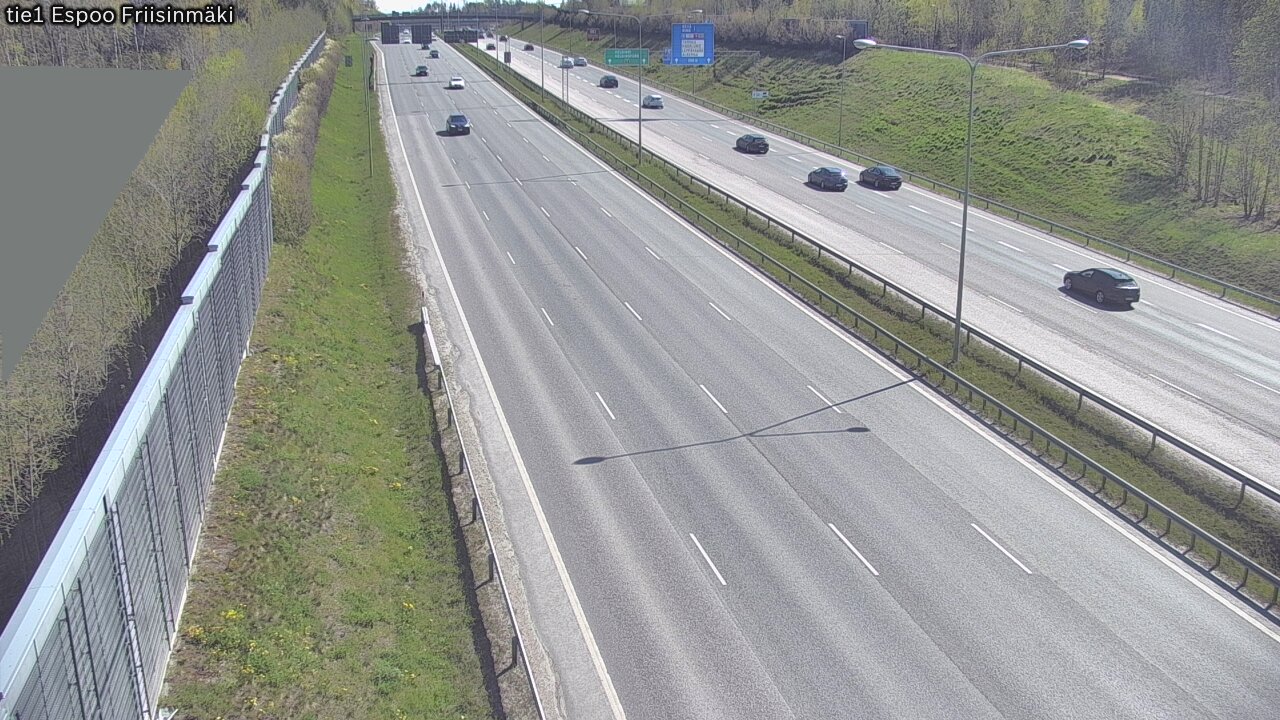 Weather Camera Image Väg 1 Esbo, Frisbacka, Espoo, Uusimaa