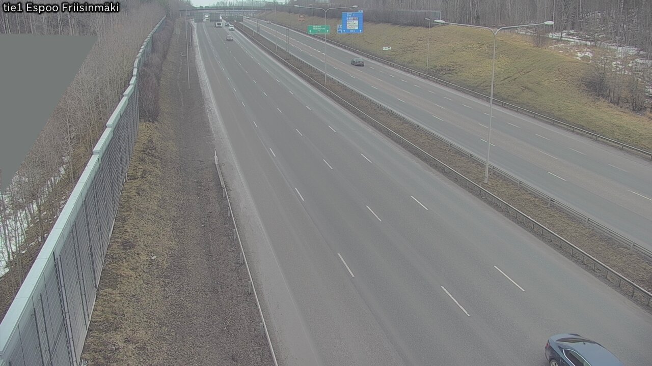 Weather Camera Image Väg 1 Esbo, Frisbacka, Espoo, Uusimaa