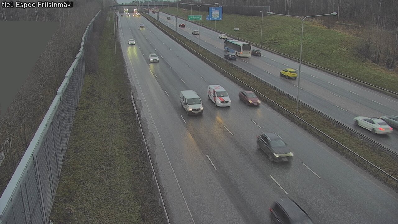 Weather Camera Image Väg 1 Esbo, Frisbacka, Espoo, Uusimaa