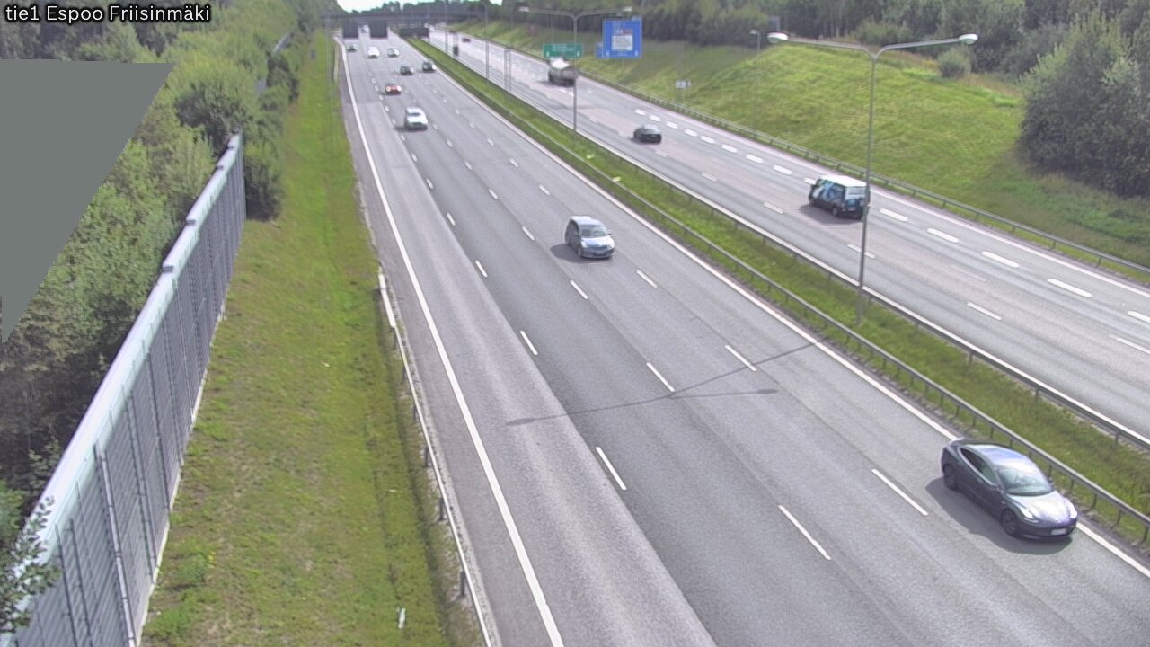 Weather Camera Image Road 1 Espoo, Friisinmäki, Espoo, Uusimaa