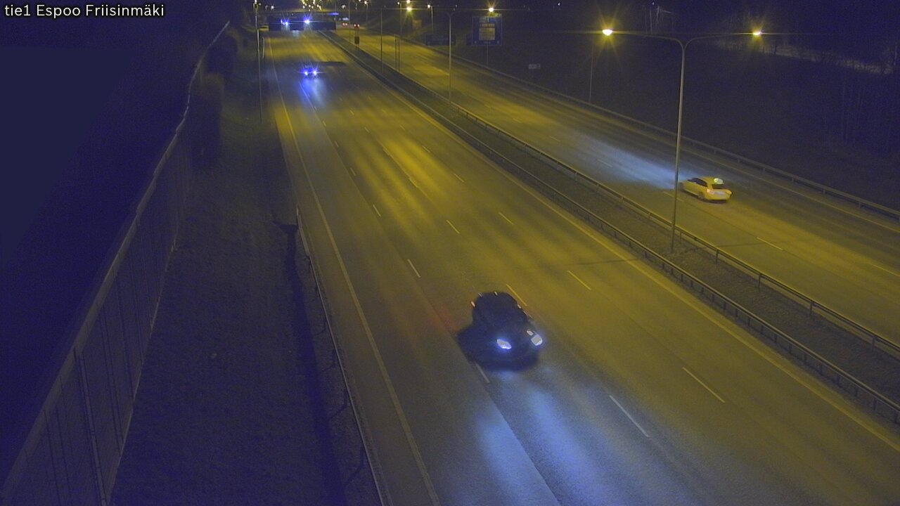 Weather Camera Image Väg 1 Esbo, Frisbacka, Espoo, Uusimaa