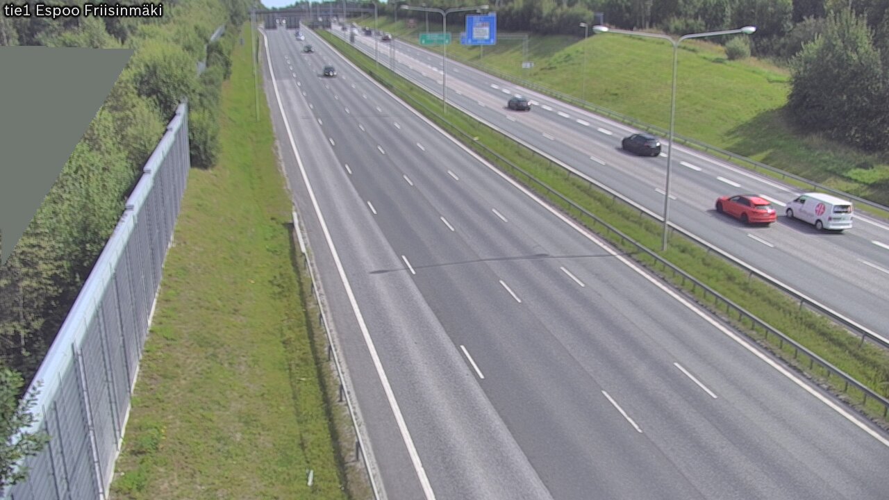 Weather Camera Image Road 1 Espoo, Friisinmäki, Espoo, Uusimaa