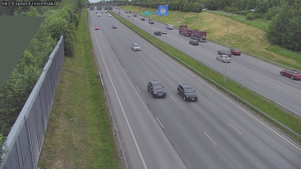 Weather Camera Image Road 1 Espoo, Friisinmäki, Espoo, Uusimaa