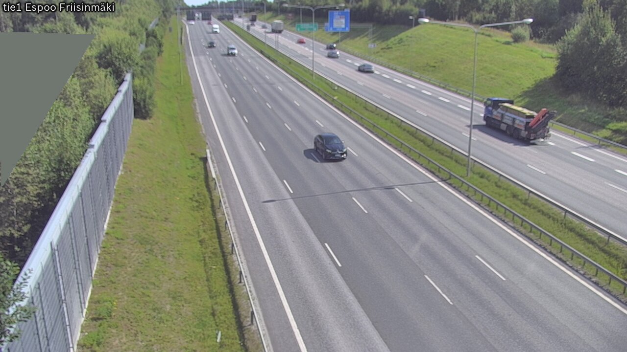 Weather Camera Image Road 1 Espoo, Friisinmäki, Espoo, Uusimaa