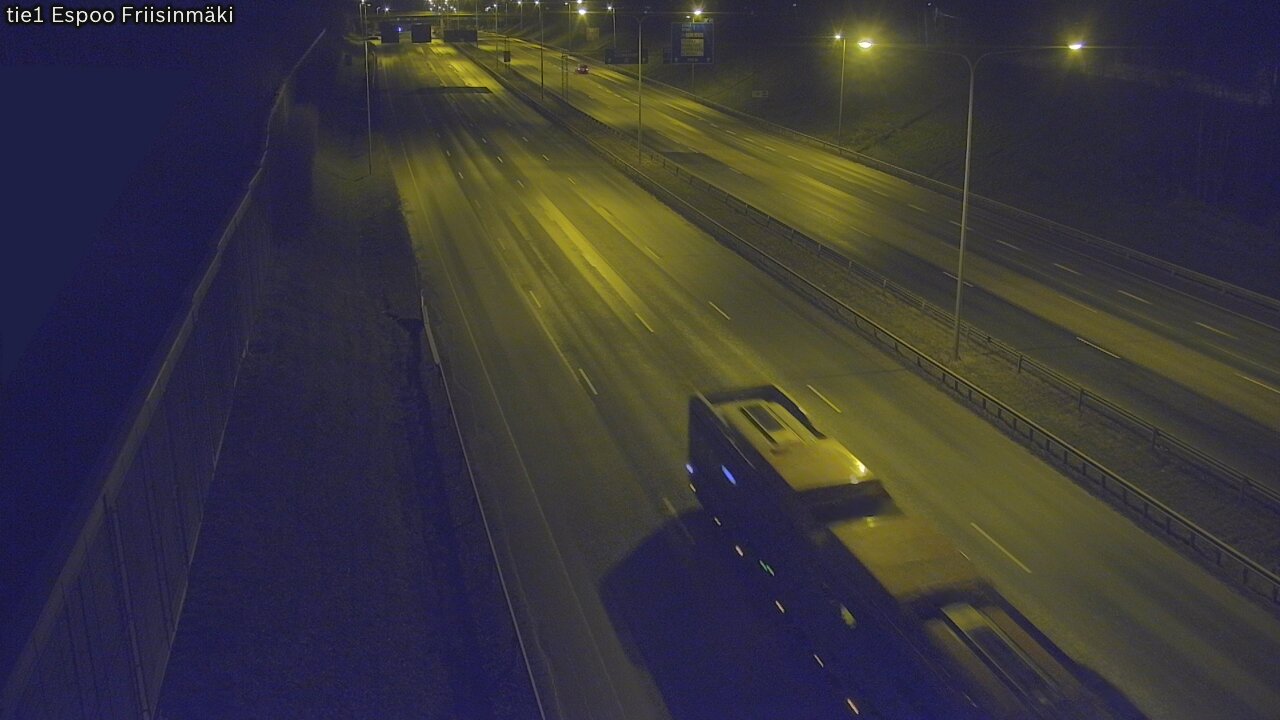 Weather Camera Image Road 1 Espoo, Friisinmäki, Espoo, Uusimaa