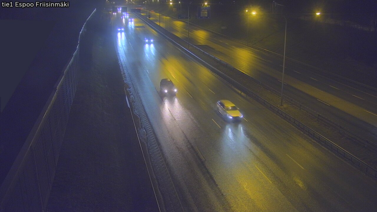 Weather Camera Image Road 1 Espoo, Friisinmäki, Espoo, Uusimaa