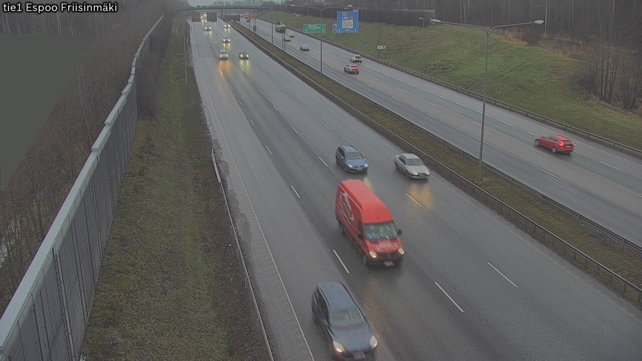 Weather Camera Image Väg 1 Esbo, Frisbacka, Espoo, Uusimaa