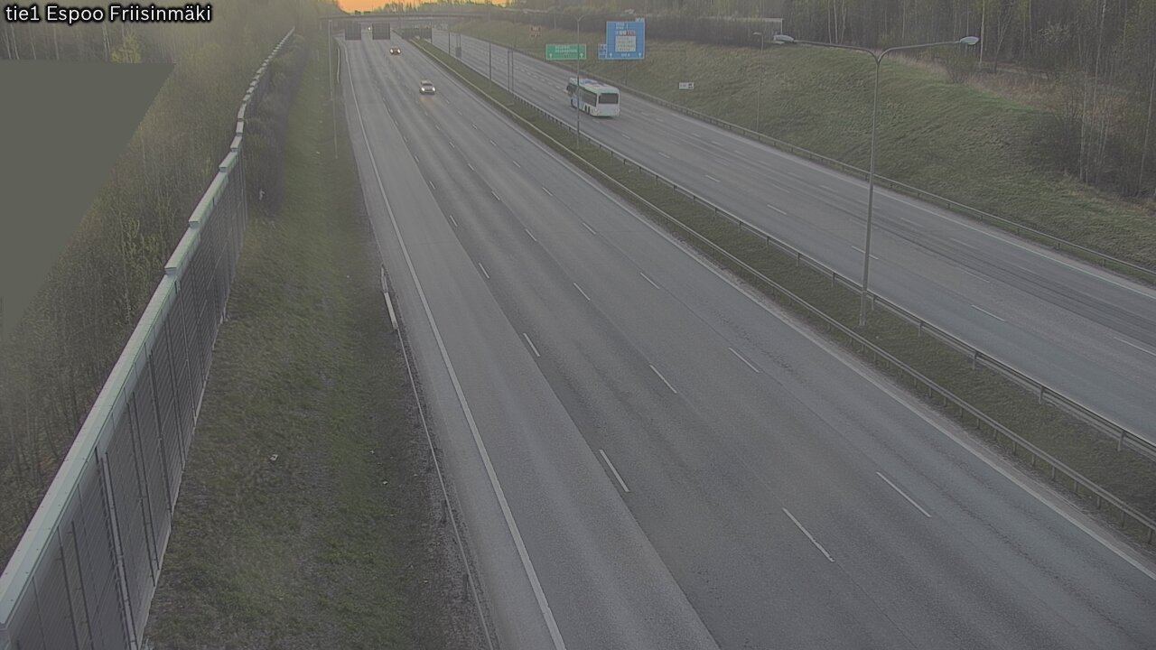 Weather Camera Image Väg 1 Esbo, Frisbacka, Espoo, Uusimaa