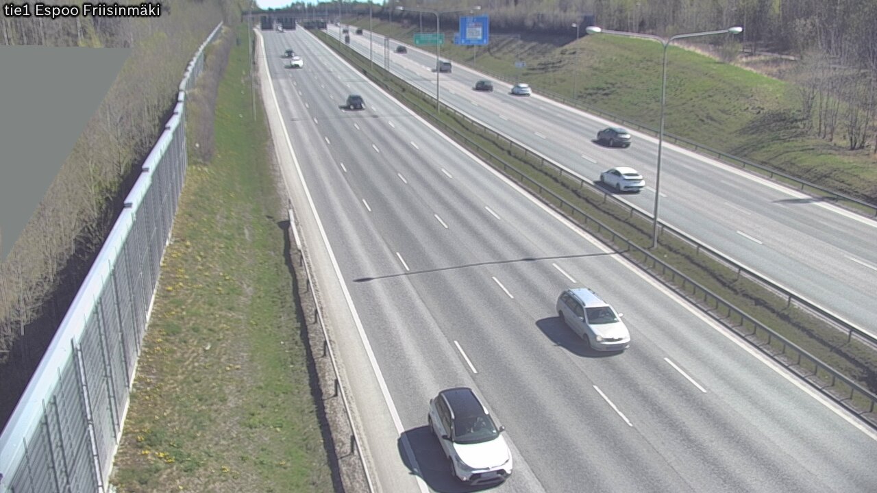 Weather Camera Image Road 1 Espoo, Friisinmäki, Espoo, Uusimaa