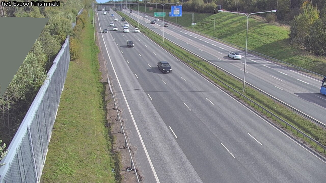 Weather Camera Image Road 1 Espoo, Friisinmäki, Espoo, Uusimaa