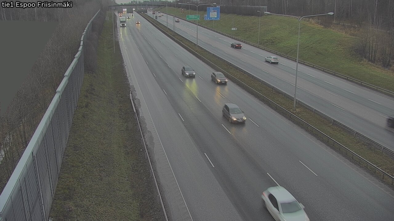 Weather Camera Image Väg 1 Esbo, Frisbacka, Espoo, Uusimaa