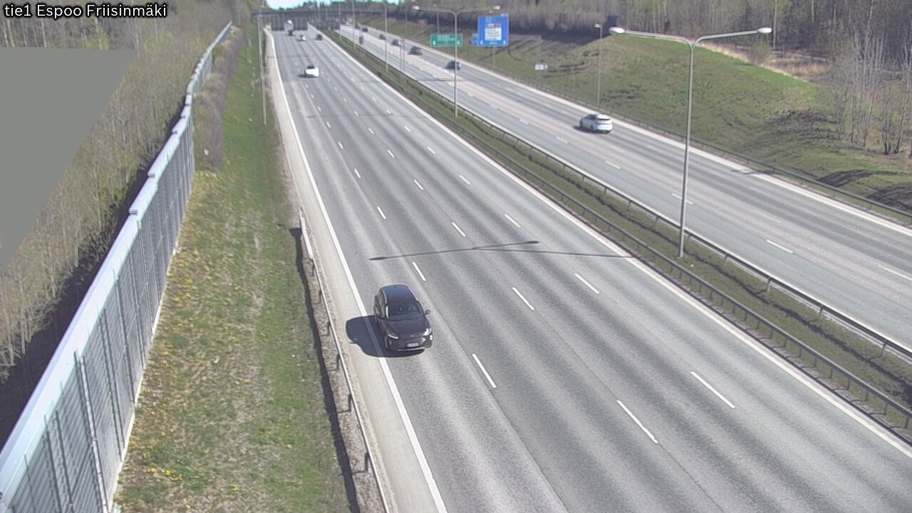 Weather Camera Image Road 1 Espoo, Friisinmäki, Espoo, Uusimaa