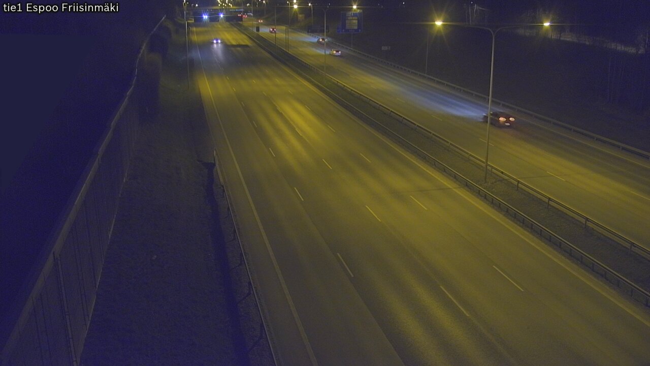 Weather Camera Image Road 1 Espoo, Friisinmäki, Espoo, Uusimaa