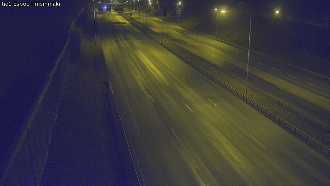 Weather Camera Image Road 1 Espoo, Friisinmäki, Espoo, Uusimaa