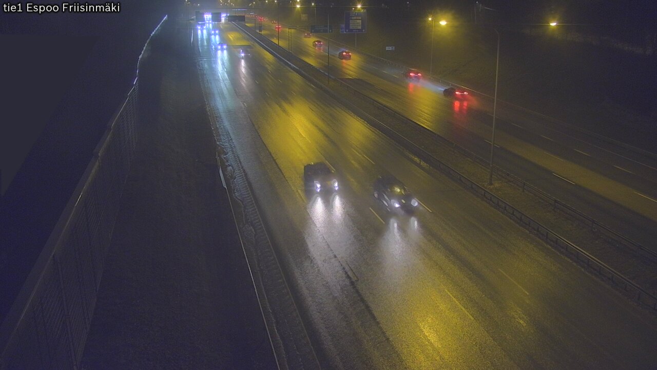 Weather Camera Image Road 1 Espoo, Friisinmäki, Espoo, Uusimaa