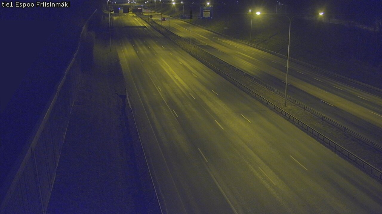 Weather Camera Image Road 1 Espoo, Friisinmäki, Espoo, Uusimaa