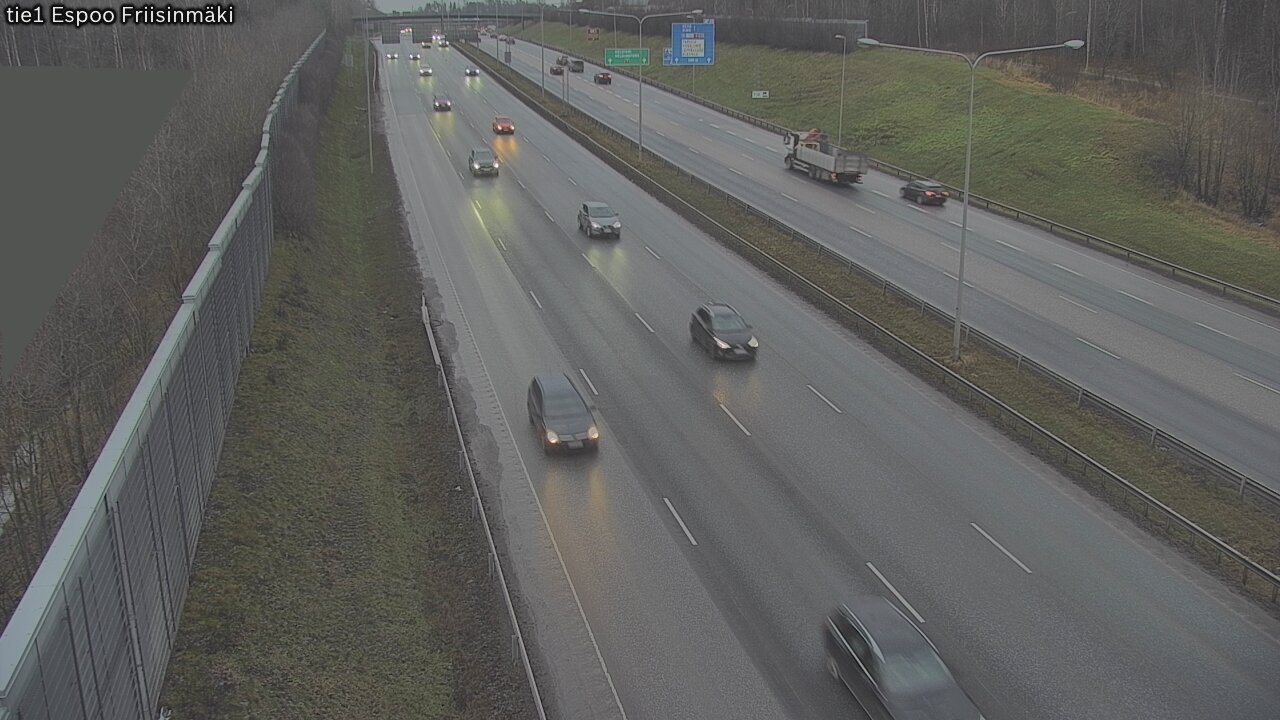 Weather Camera Image Väg 1 Esbo, Frisbacka, Espoo, Uusimaa