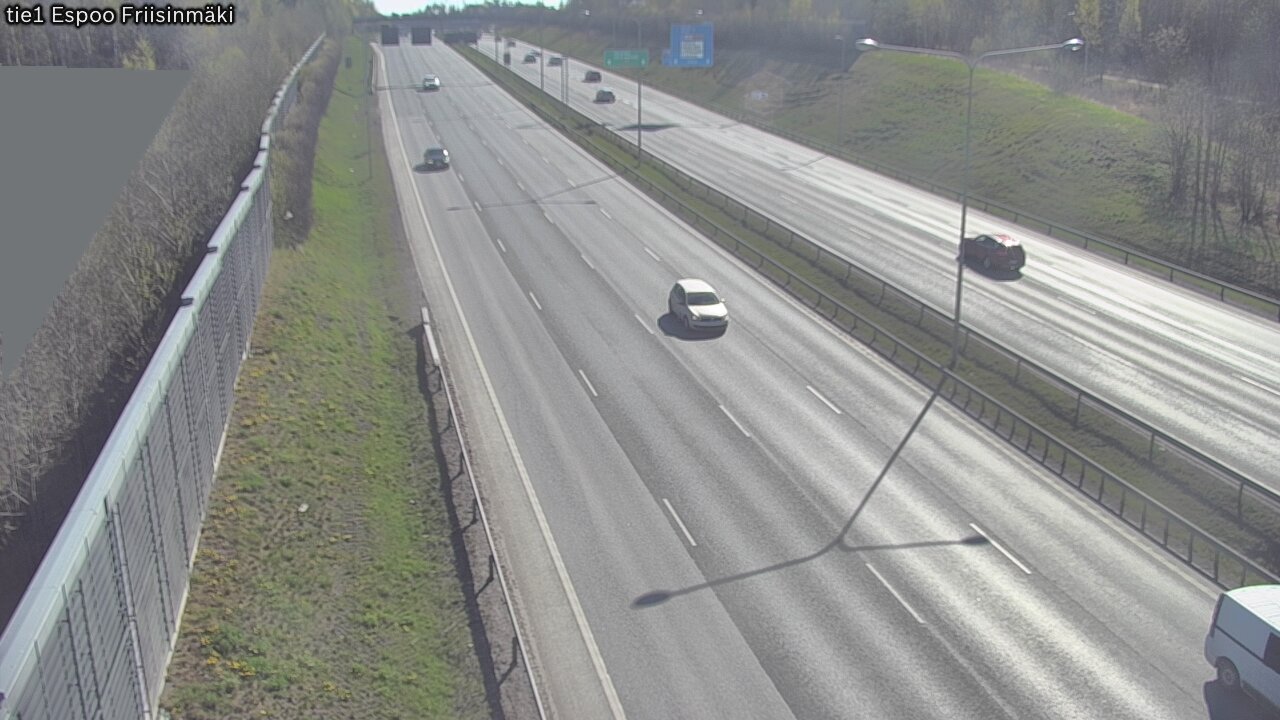 Weather Camera Image Road 1 Espoo, Friisinmäki, Espoo, Uusimaa