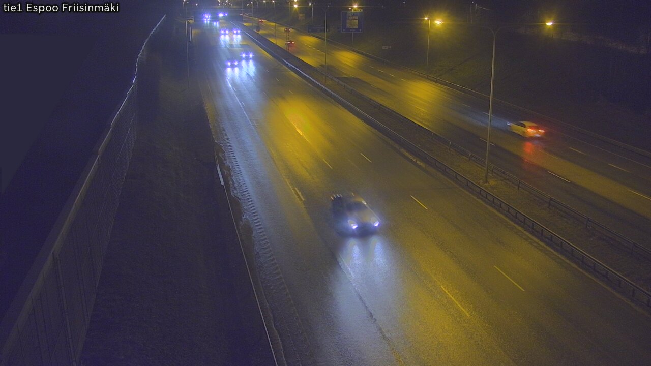 Weather Camera Image Road 1 Espoo, Friisinmäki, Espoo, Uusimaa