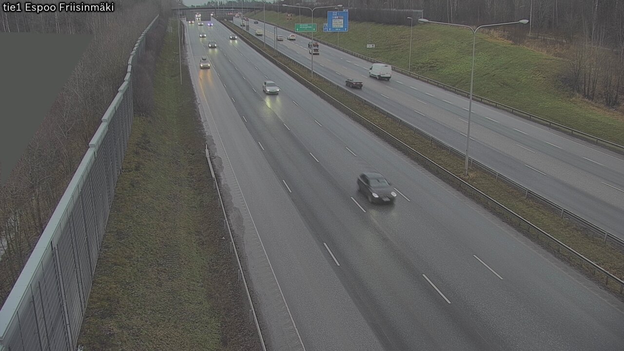 Weather Camera Image Väg 1 Esbo, Frisbacka, Espoo, Uusimaa