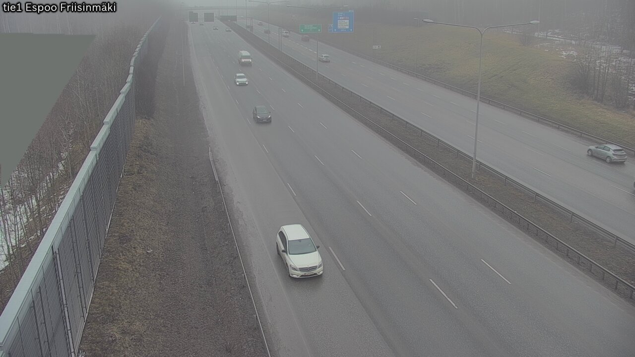 Weather Camera Image Väg 1 Esbo, Frisbacka, Espoo, Uusimaa
