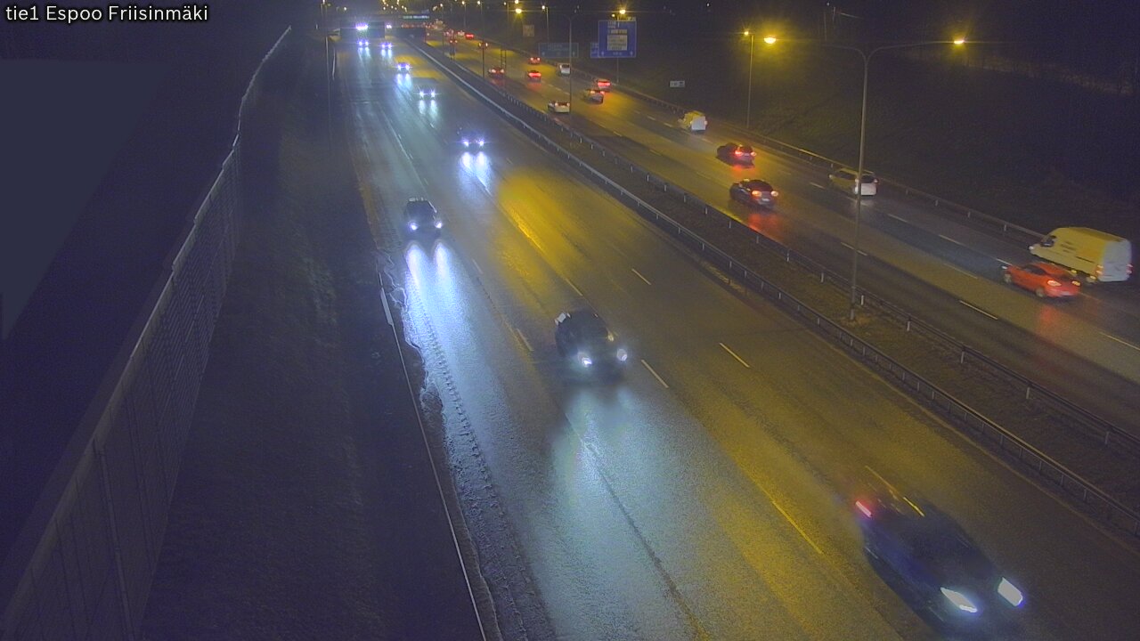 Weather Camera Image Väg 1 Esbo, Frisbacka, Espoo, Uusimaa