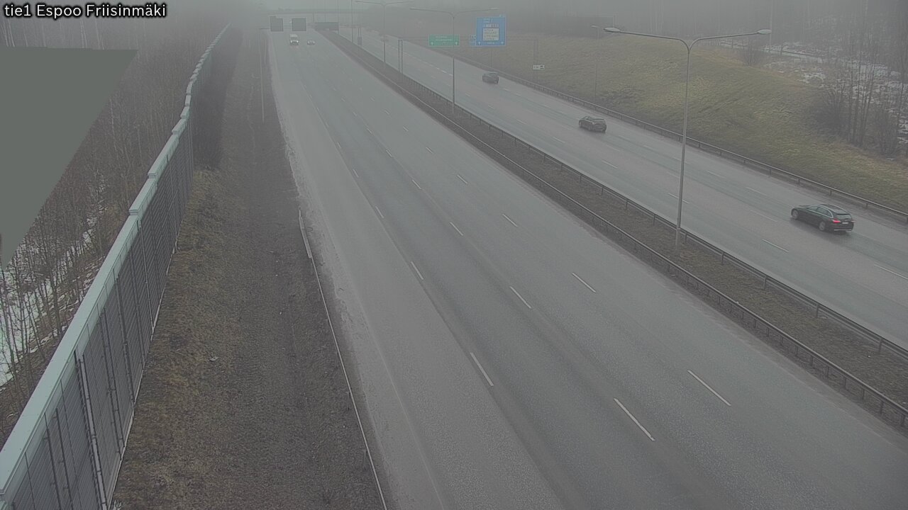 Weather Camera Image Road 1 Espoo, Friisinmäki, Espoo, Uusimaa