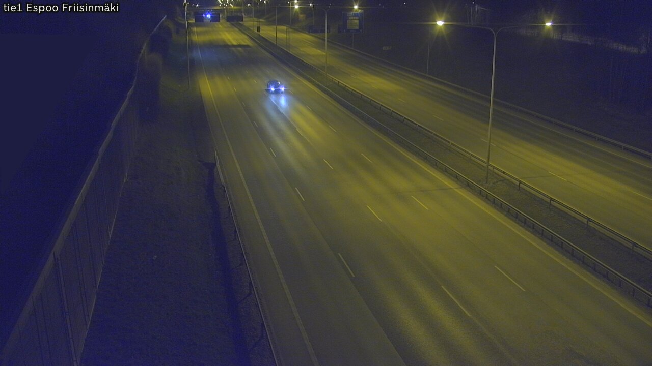Weather Camera Image Väg 1 Esbo, Frisbacka, Espoo, Uusimaa