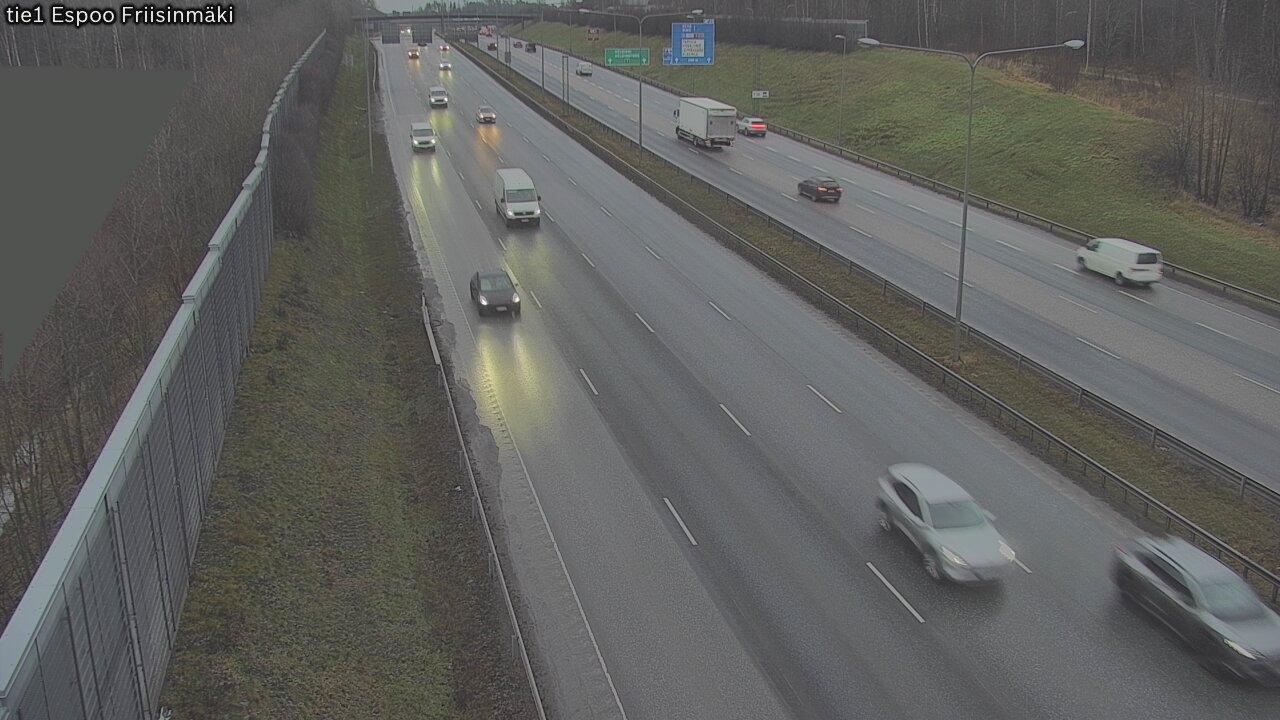 Weather Camera Image Väg 1 Esbo, Frisbacka, Espoo, Uusimaa
