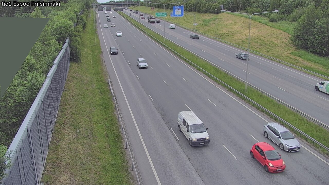 Weather Camera Image Road 1 Espoo, Friisinmäki, Espoo, Uusimaa