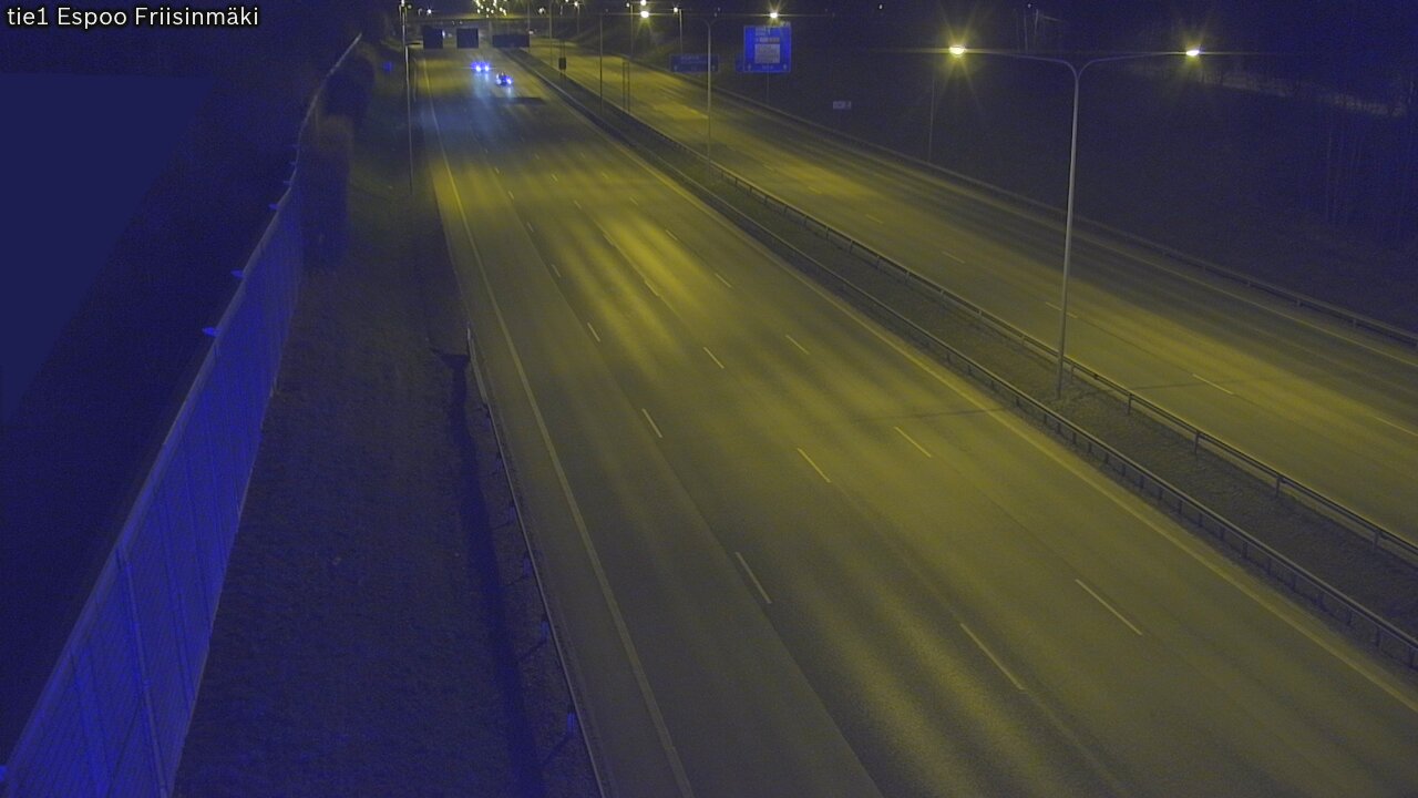 Weather Camera Image Väg 1 Esbo, Frisbacka, Espoo, Uusimaa
