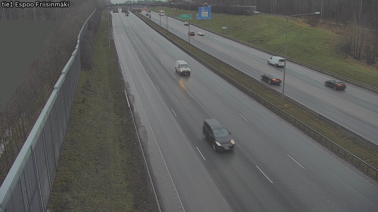 Weather Camera Image Väg 1 Esbo, Frisbacka, Espoo, Uusimaa