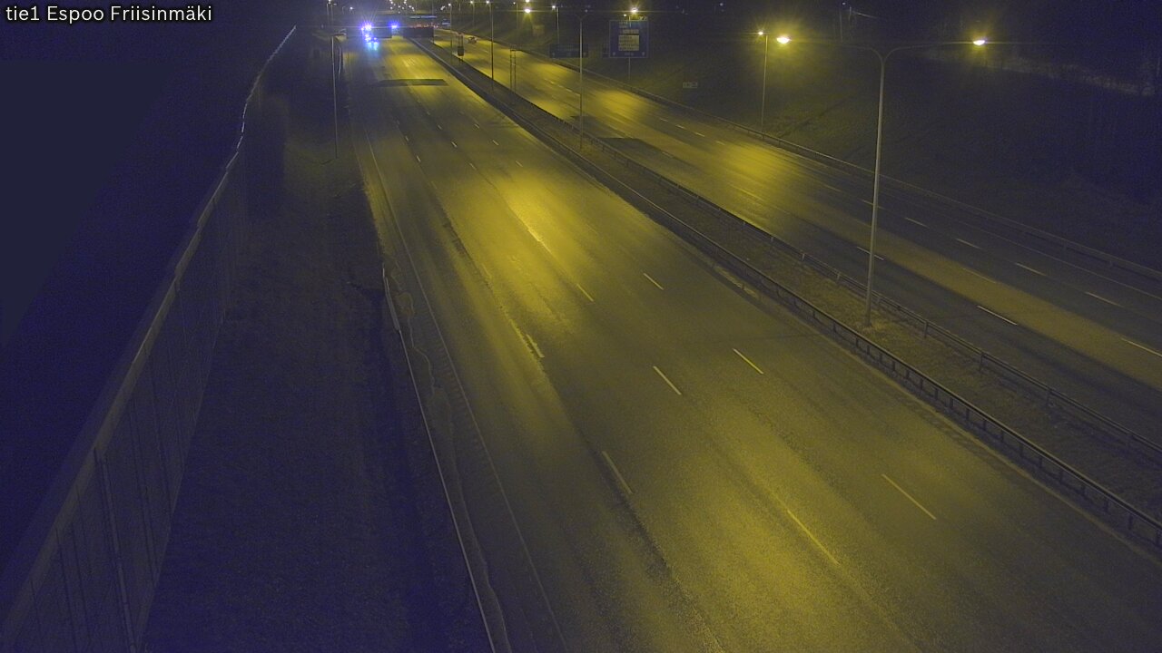 Weather Camera Image Road 1 Espoo, Friisinmäki, Espoo, Uusimaa