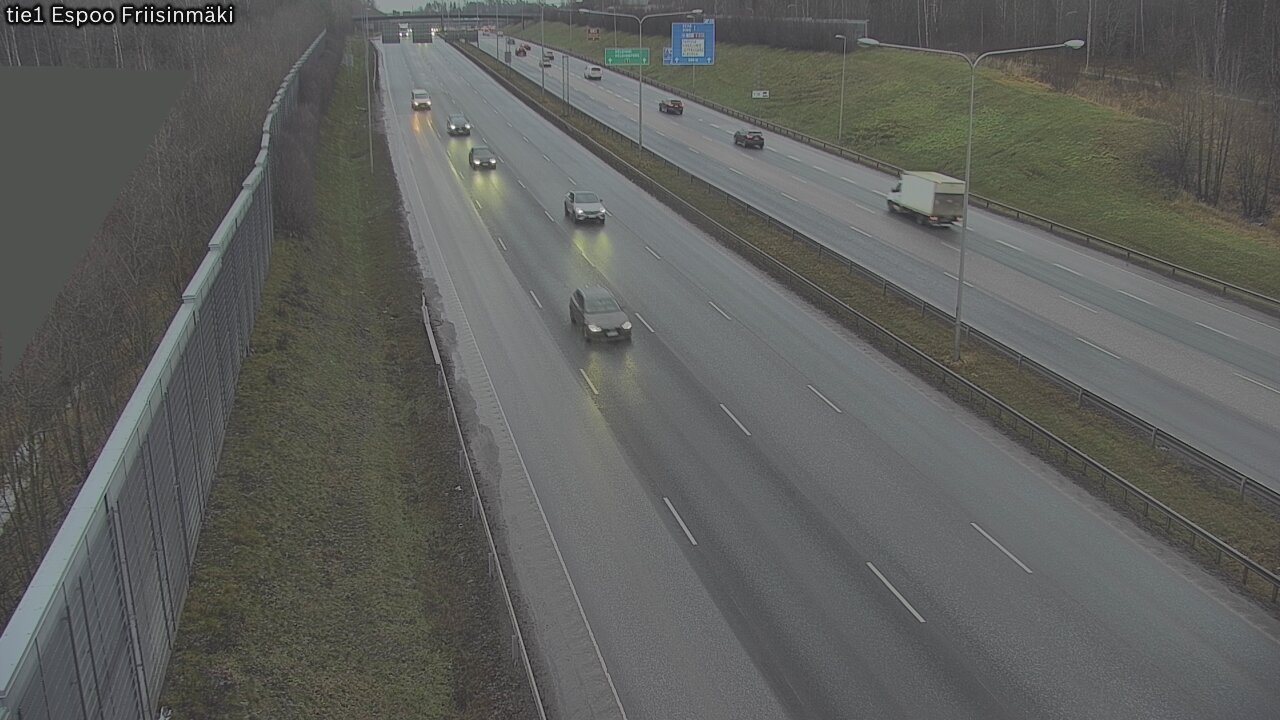 Weather Camera Image Väg 1 Esbo, Frisbacka, Espoo, Uusimaa