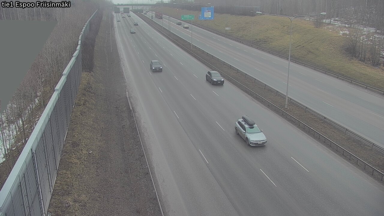 Weather Camera Image Väg 1 Esbo, Frisbacka, Espoo, Uusimaa