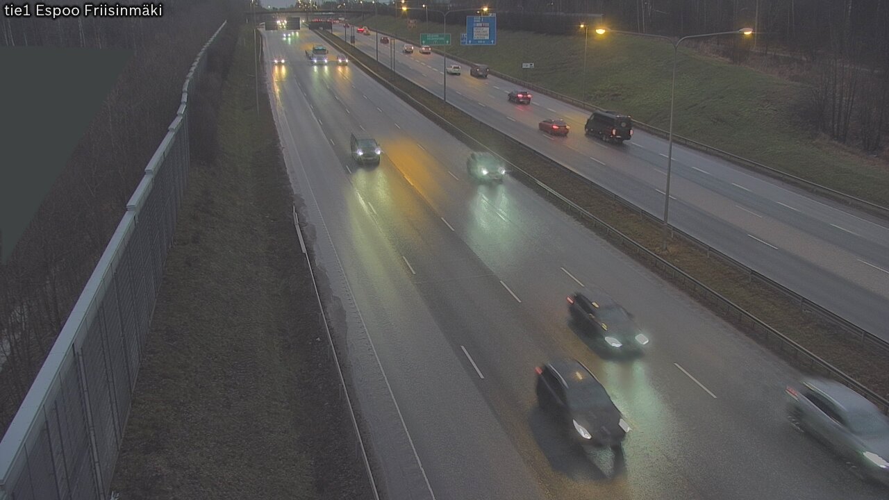 Weather Camera Image Väg 1 Esbo, Frisbacka, Espoo, Uusimaa