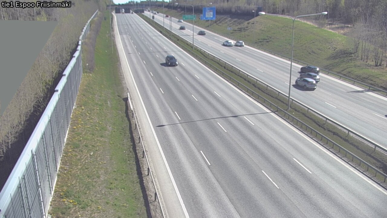 Weather Camera Image Road 1 Espoo, Friisinmäki, Espoo, Uusimaa
