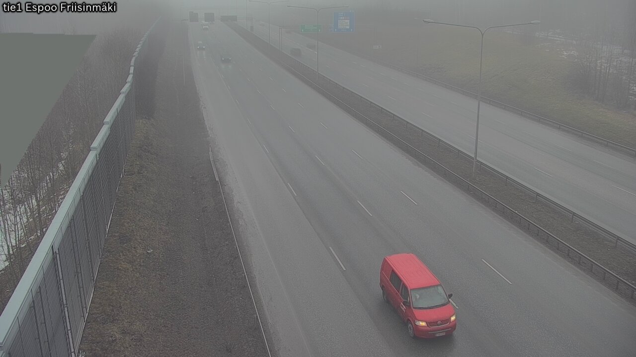 Weather Camera Image Road 1 Espoo, Friisinmäki, Espoo, Uusimaa