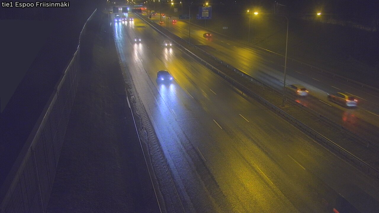 Weather Camera Image Väg 1 Esbo, Frisbacka, Espoo, Uusimaa