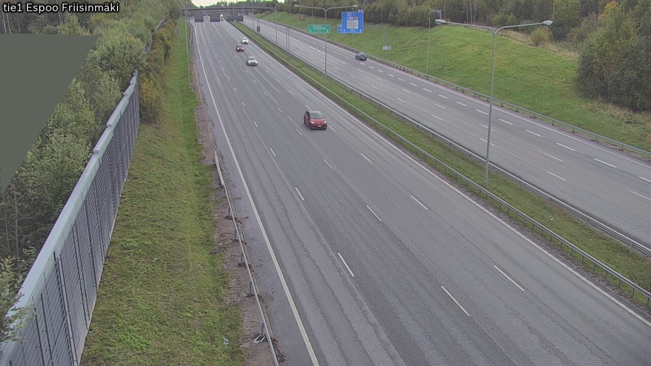 Weather Camera Image Road 1 Espoo, Friisinmäki, Espoo, Uusimaa