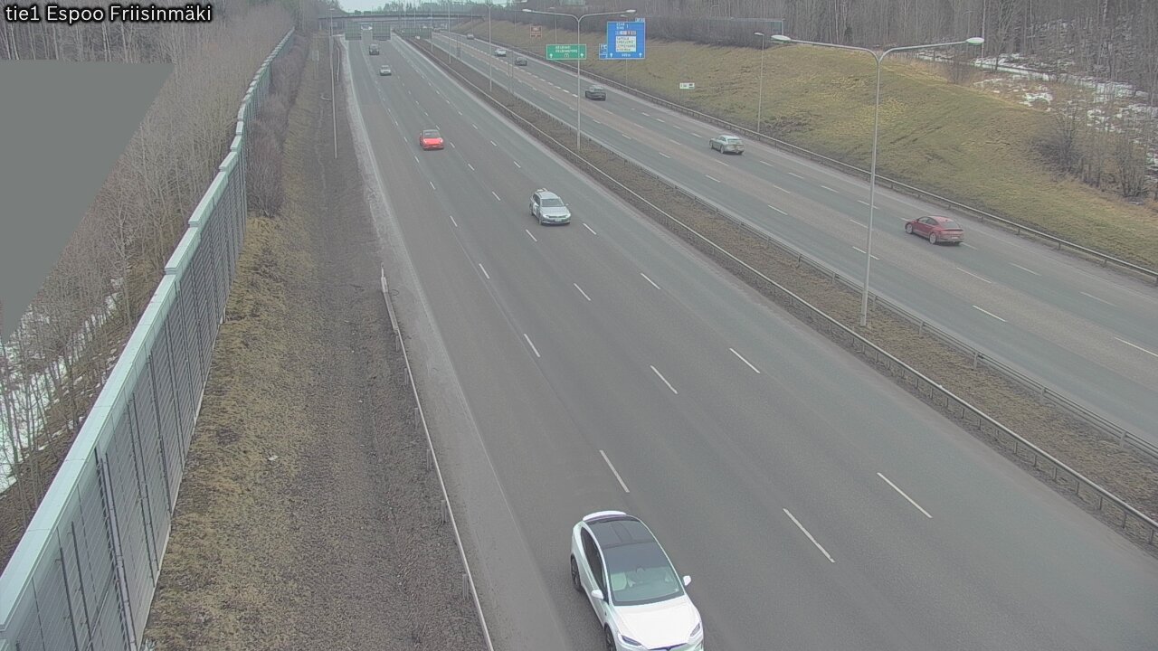 Weather Camera Image Väg 1 Esbo, Frisbacka, Espoo, Uusimaa