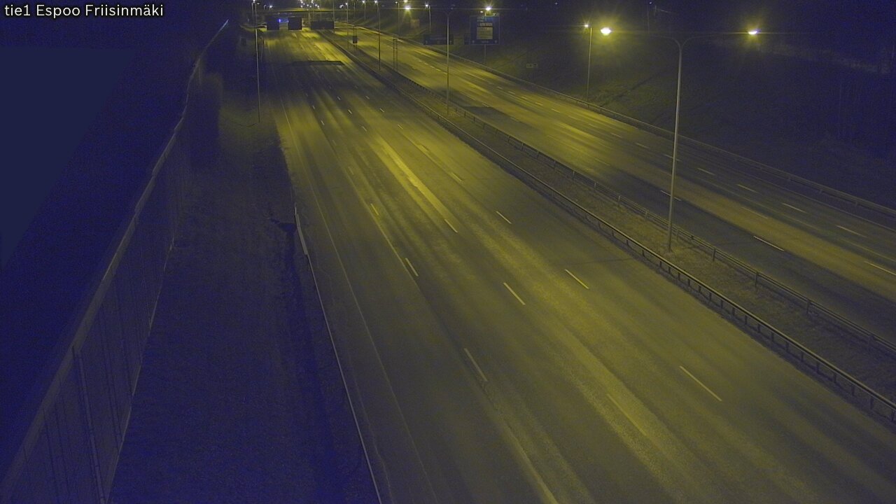 Weather Camera Image Road 1 Espoo, Friisinmäki, Espoo, Uusimaa