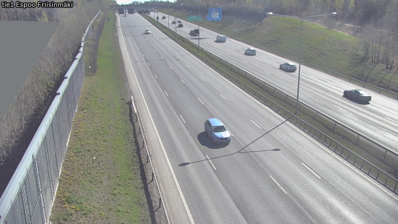 Weather Camera Image Road 1 Espoo, Friisinmäki, Espoo, Uusimaa