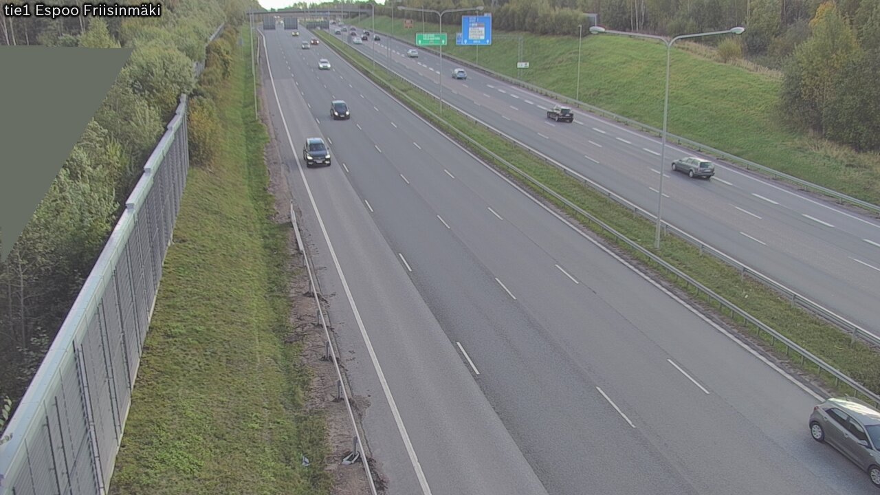 Weather Camera Image Road 1 Espoo, Friisinmäki, Espoo, Uusimaa