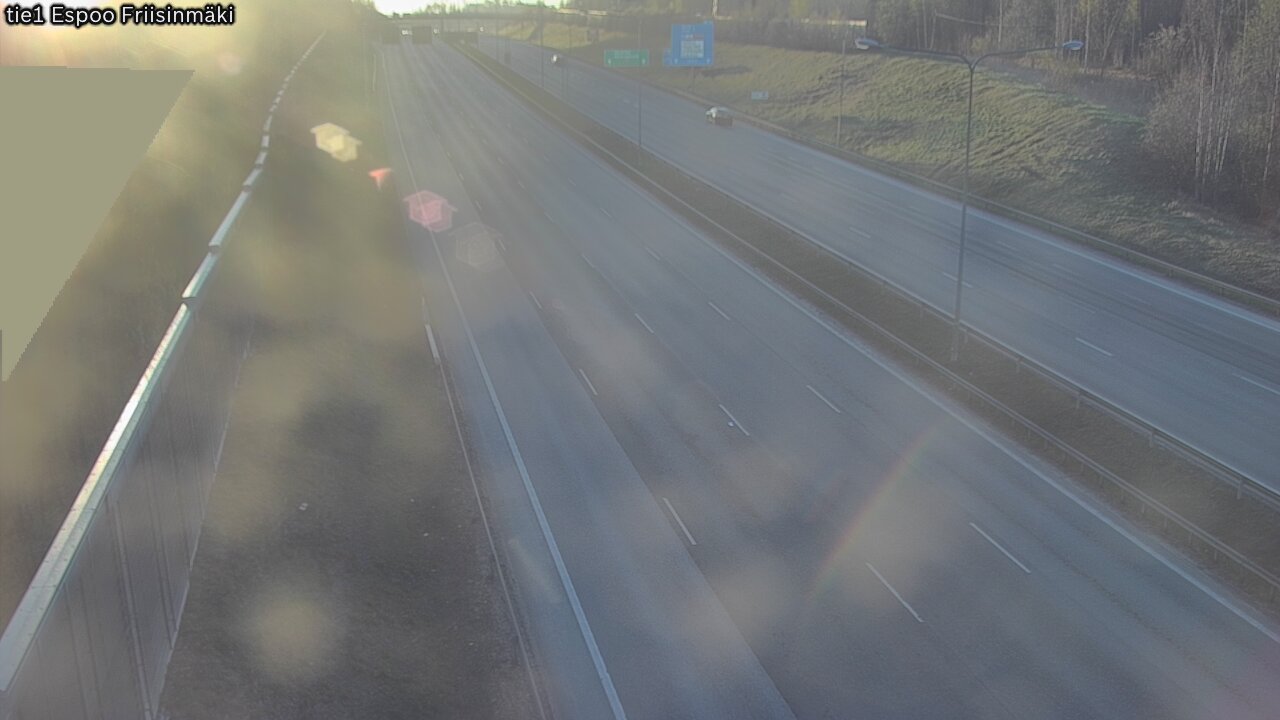Weather Camera Image Väg 1 Esbo, Frisbacka, Espoo, Uusimaa