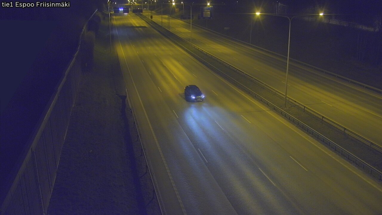 Weather Camera Image Väg 1 Esbo, Frisbacka, Espoo, Uusimaa
