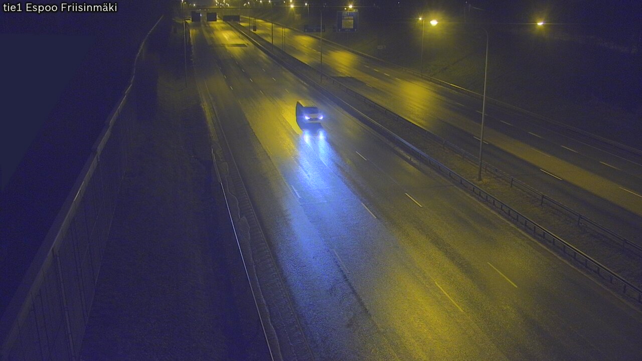 Weather Camera Image Väg 1 Esbo, Frisbacka, Espoo, Uusimaa