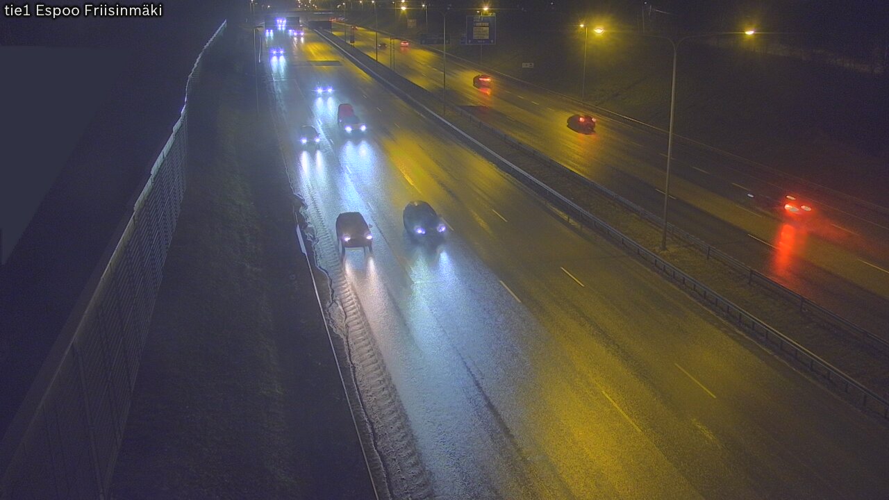Weather Camera Image Road 1 Espoo, Friisinmäki, Espoo, Uusimaa