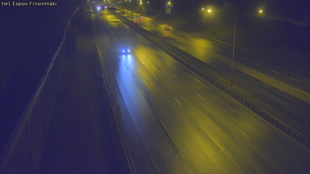 Weather Camera Image Väg 1 Esbo, Frisbacka, Espoo, Uusimaa